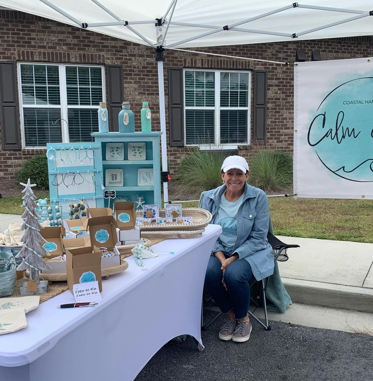 Meet Amy, the artist behind Calm Seas Crafts, bringing the beauty of the coast to life through her handmade creations inspired by the sea. 

At the heart of her work is something uniquely Lowcountry, beautifully transformed oyster shells, each one re