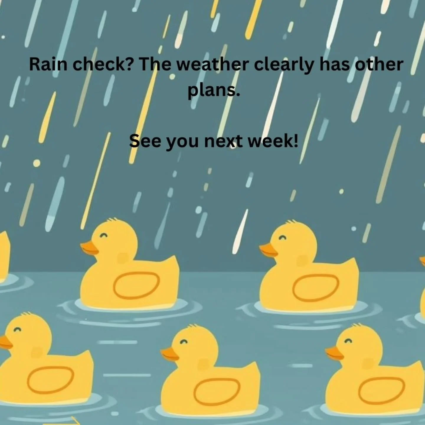 Canceling for today. We'll see you next week!