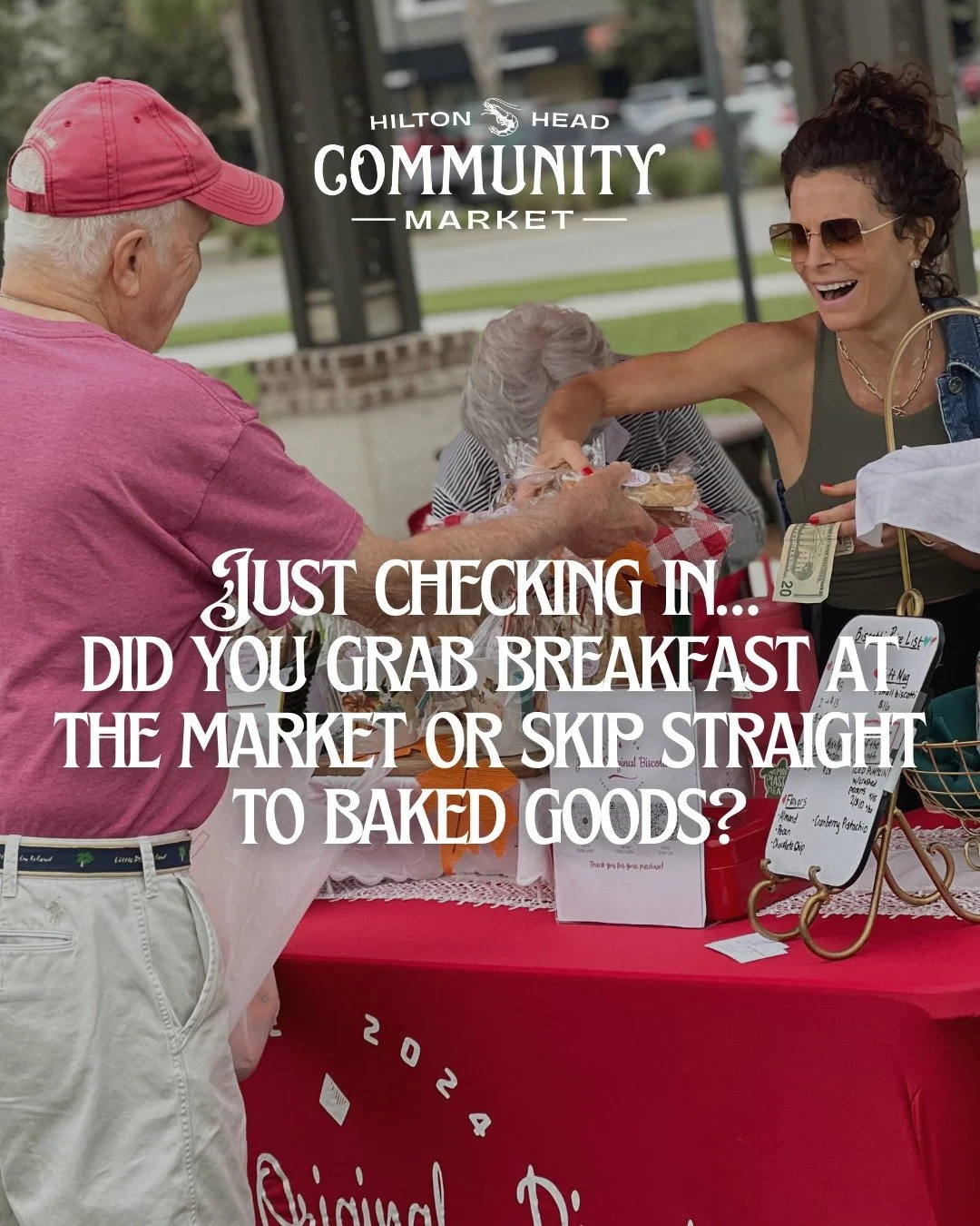 Saturdays feel a little better when they start here!

Fresh air, local food, coffee in hand, and the kind of small business finds you can&rsquo;t get anywhere else.

Come stroll, shop, and slow down with us, make it your Saturday tradition. 

#hilton