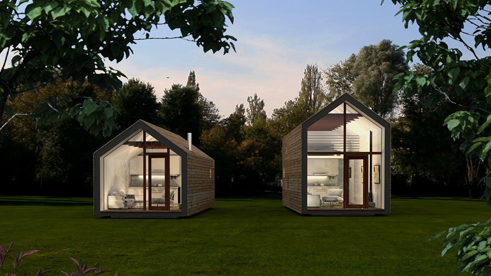 Modular House - Cairns
1 Bedroom, 1 Bath, 1 Kitchen, or 1 Living (optional)
House width 3m, length 6m.
European standard prefab light steel back yard house garden studio resort holiday hotel with CE certificate