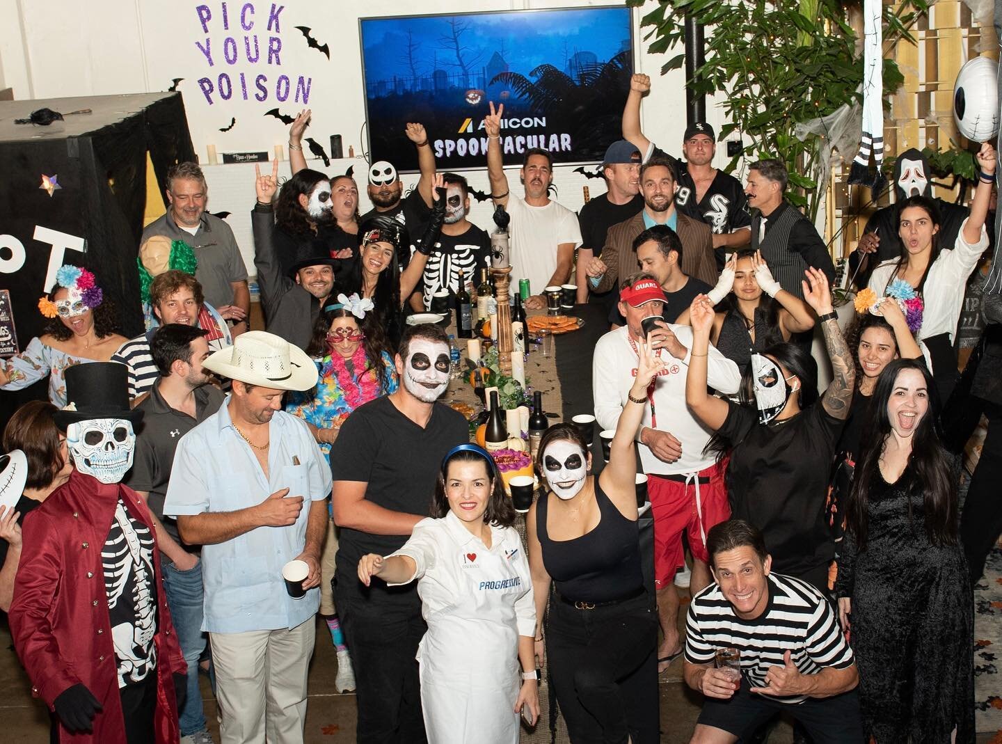 Swipe ➡️ to see last month’s Halloween Spooktacular where a team competition to decorate different areas of the office turned into a total transformation of Amicon HQ. #team