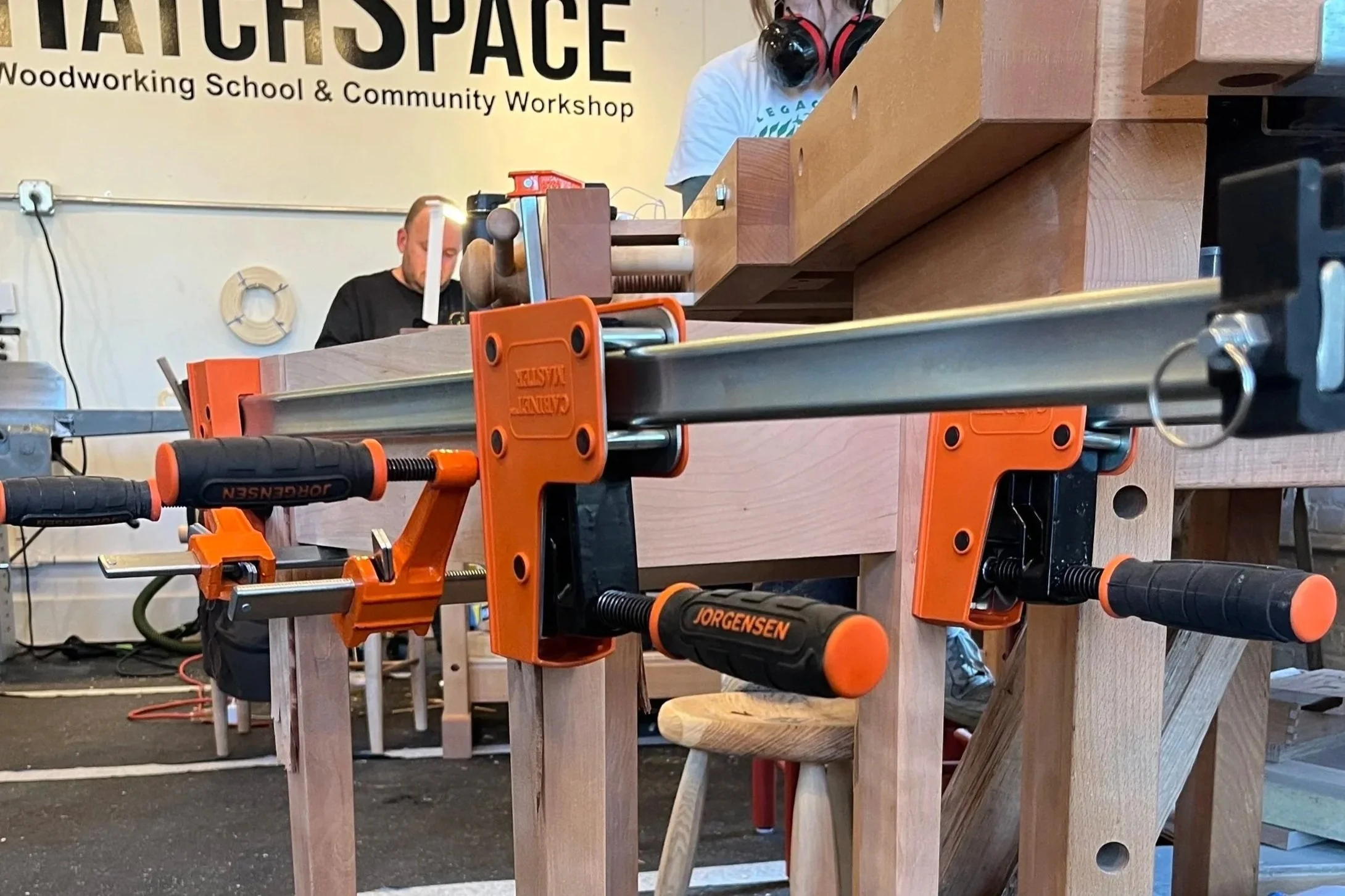 Pony Jorgensen donates tools to support HatchSpace