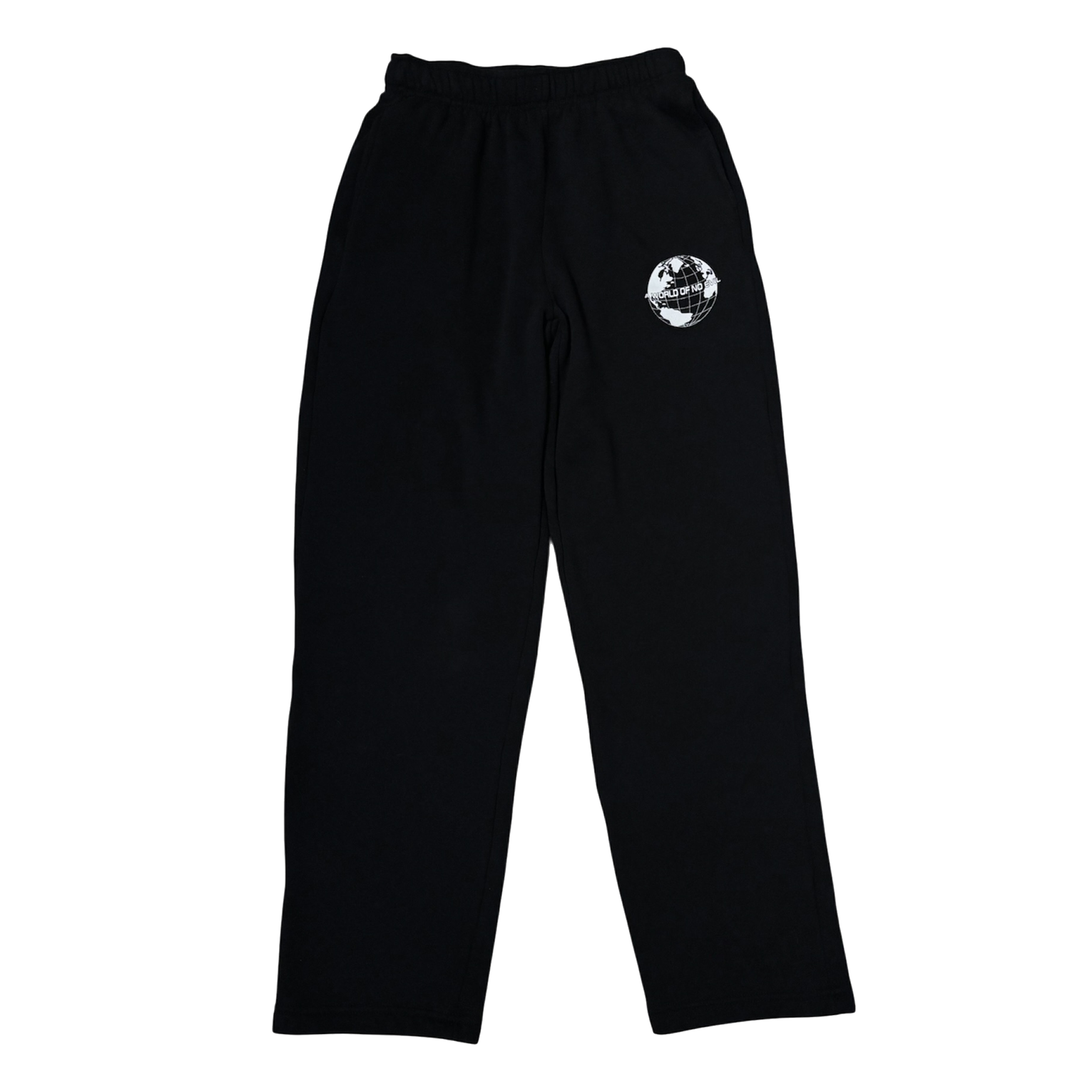 A WORLD OF NO EVIL LOGO FLEECE SWEATPANTS
