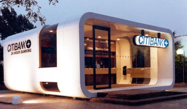 Citi bank 24hr banking in the 80s