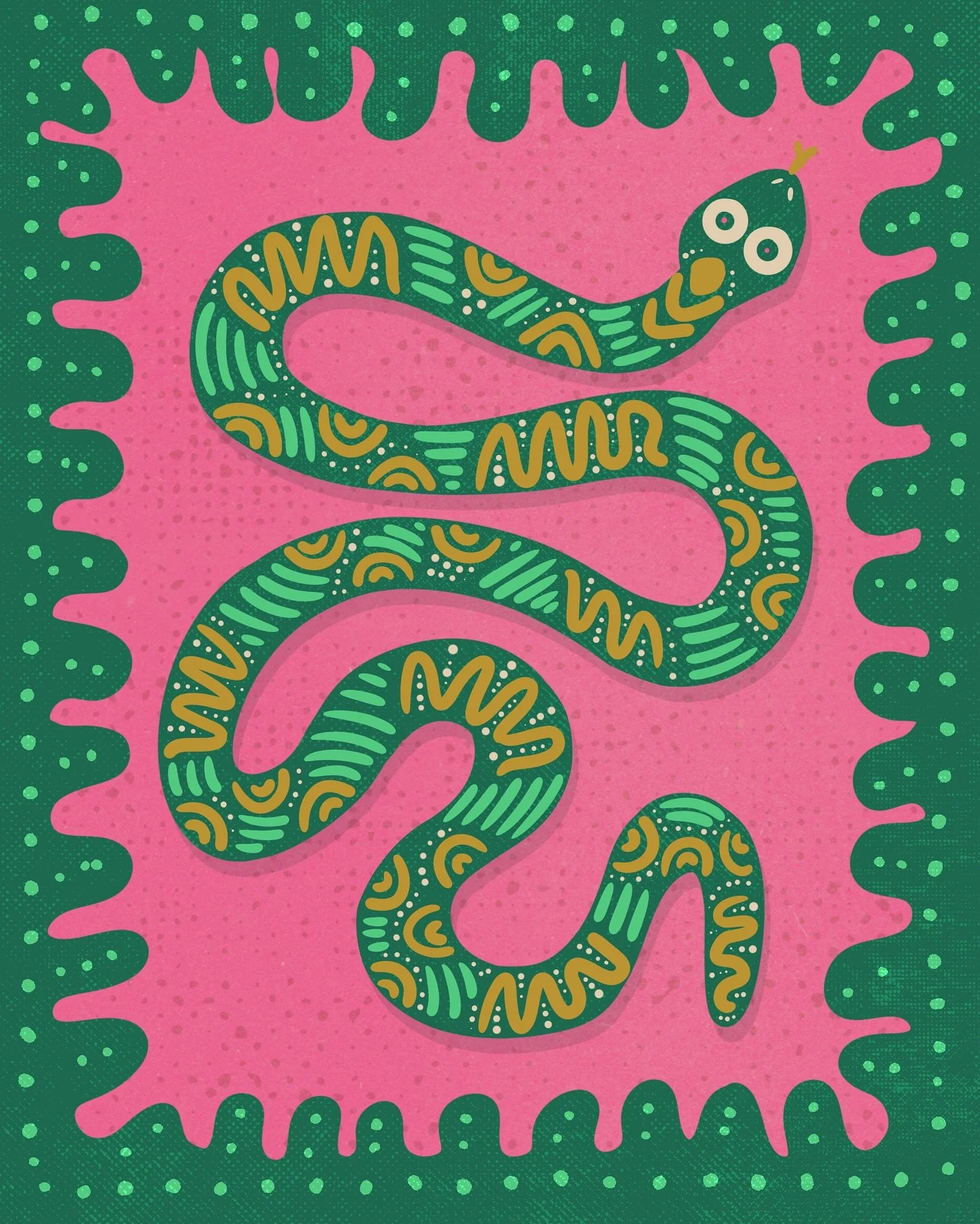 S N A K E 🐍 no. 027

Dot boi 
.
.
.
#SnakesByMeghen #DesignsByMeghen #snakeillustration #snake #womenofillustration #procreate