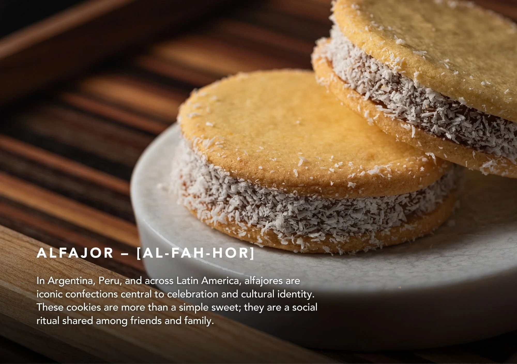 The Mid-Autumn Festival is centered around gatherings with your loved ones in the Asian cultures. At MONO, we blend this tradition with Latin America&rsquo;s beloved alfajor with dulce de leche filling, to create a dialogue about how different cultur