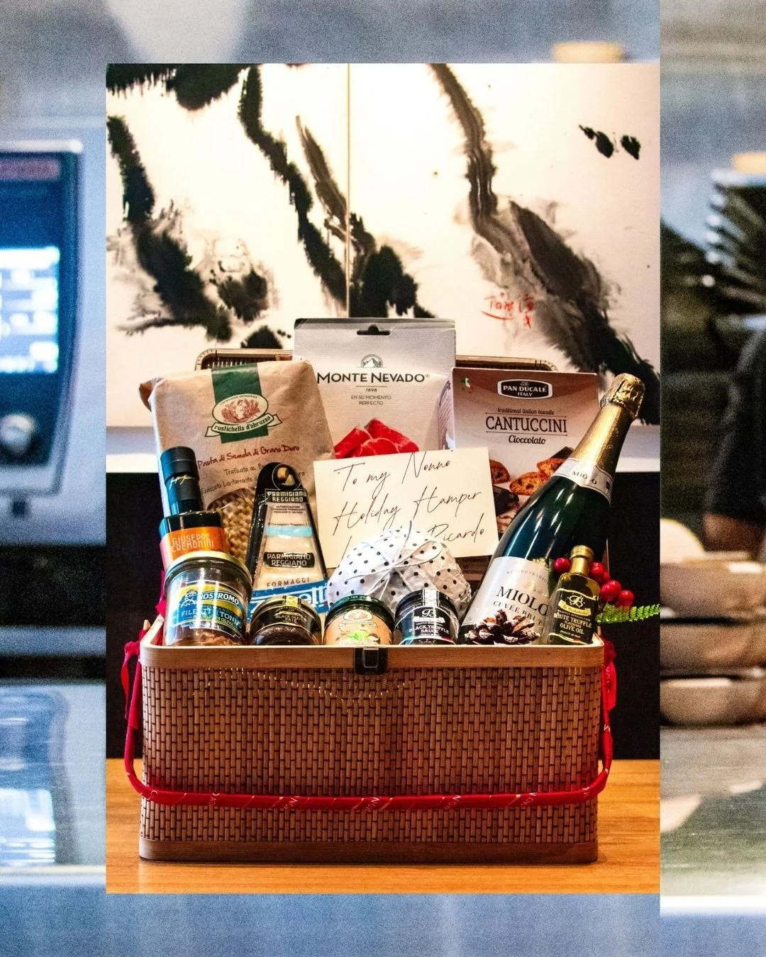 Chef Ricardo&rsquo;s edible love letter to his Italian grandfather &mdash; the &ldquo;To My Nonno&quot; Holiday Hamper is almost ready for you.

Bring home the flavours of his cherished personal memories. Available from 15 November to 20 December for