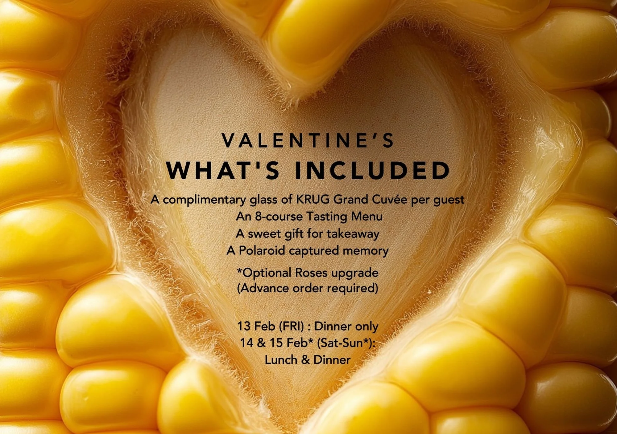 Treat your love to something truly different this year&mdash;an unexpected Latin American flavour that draws you closer at MONO.

Special Couple Menus on:
13 February (Friday): Dinner only
14 February (Saturday): Lunch &amp; Dinner
15 February (Speci