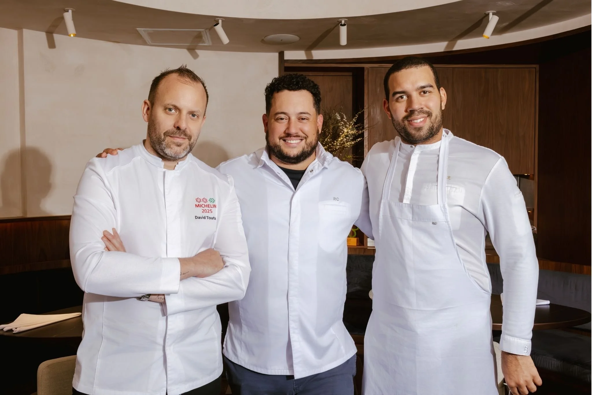 We left feeling truly grateful. Being part of @feuillehk's 3rd Anniversary "6-Hands Series" on 13 May, alongside the remarkable chefs @jorisrousseau and @david_toutain, we came together to adapt and create a beautiful harmony&mdash;blending