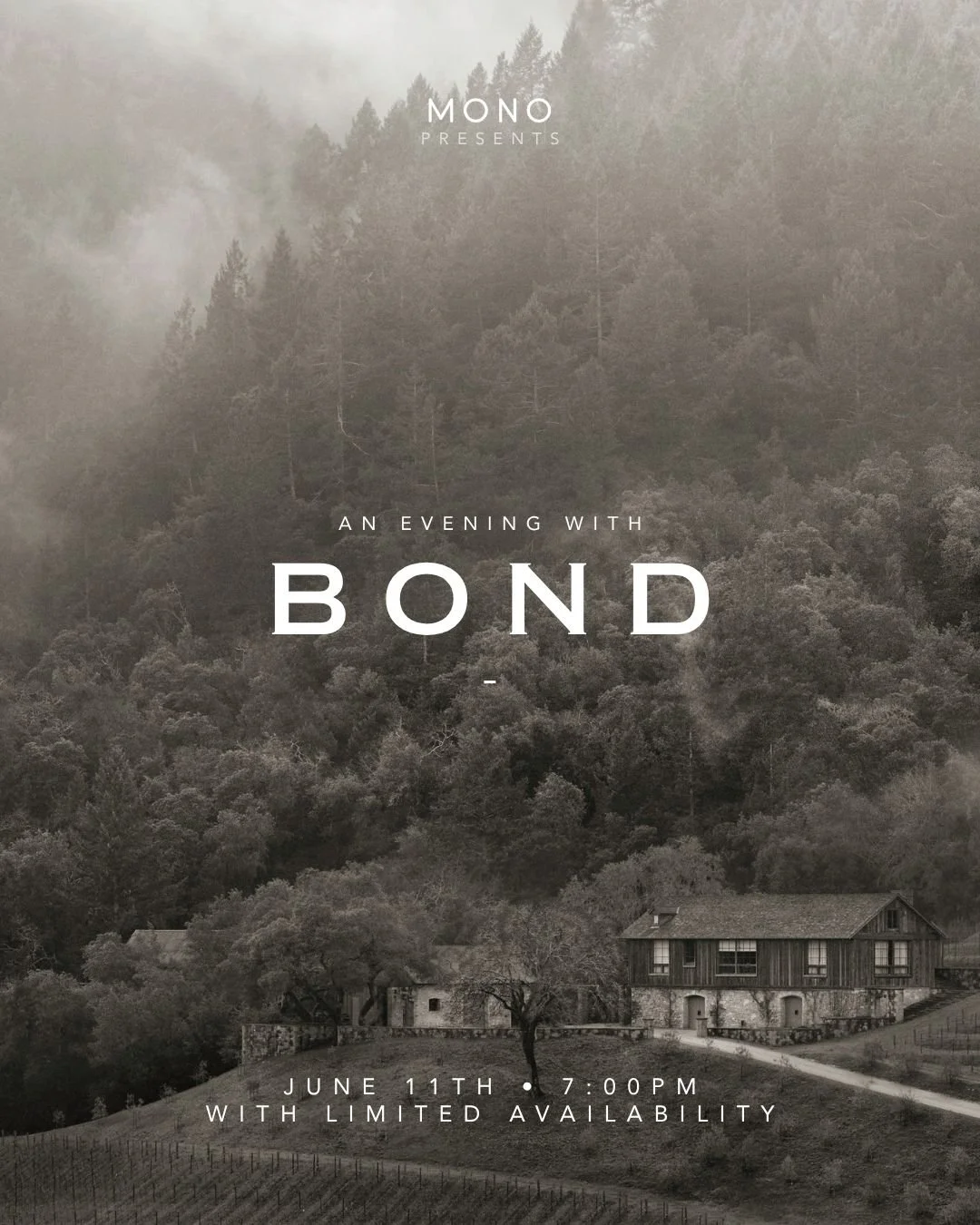 This 11th of June, we invite you to explore the gifts of nature and the inspiration of the winegrower through a selection of five stunning, single-site Cabernet Sauvignon expressions from the Napa Valley&rsquo;s BOND winery. Special guest Maximillian