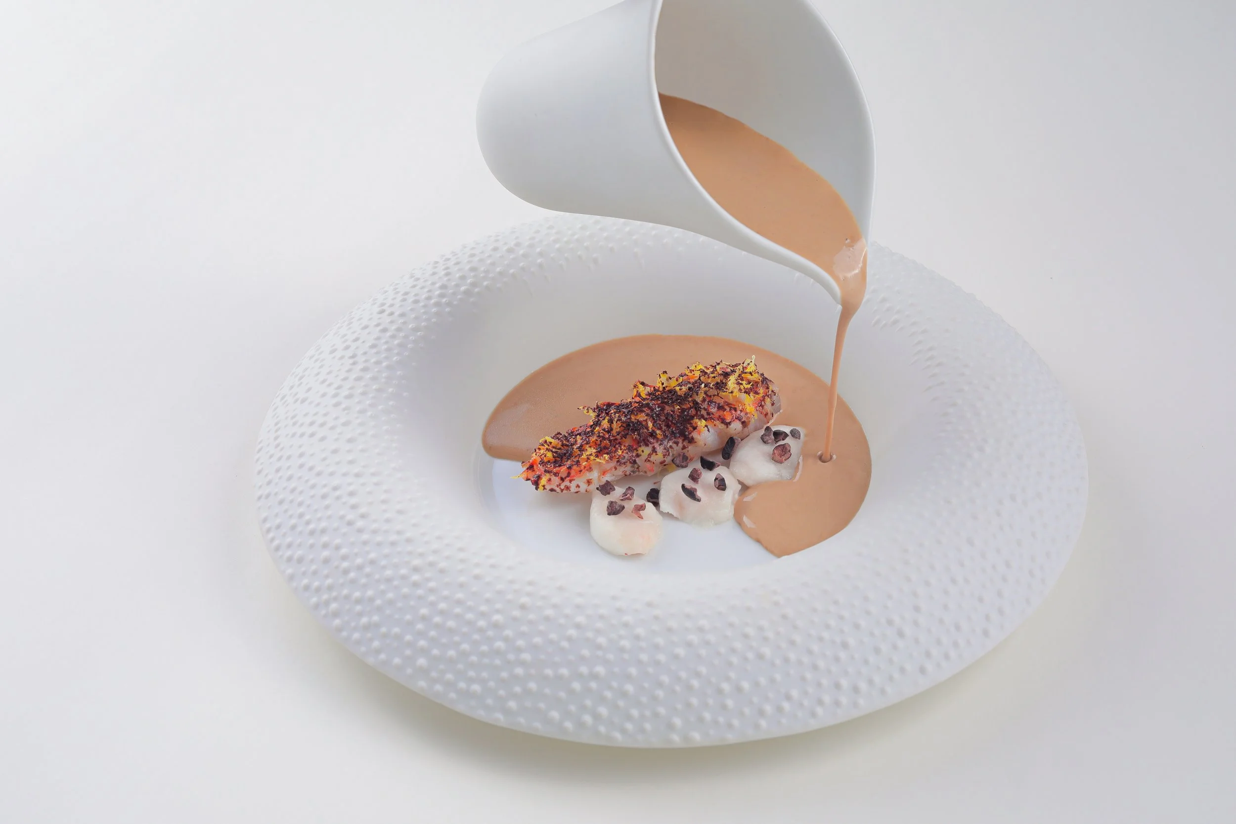 MONO- Langoustine with cacao nibs infused sauce.jpg