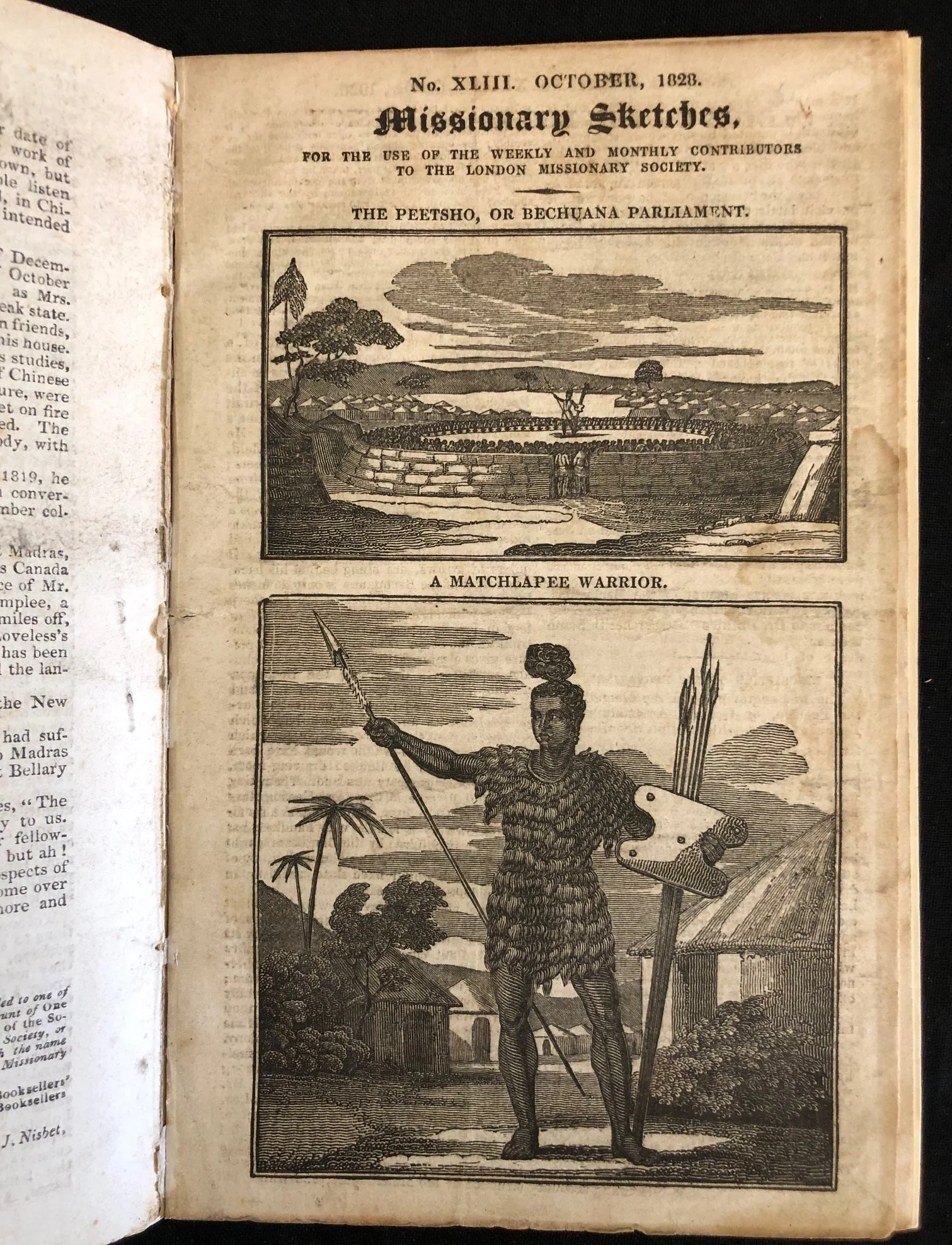 Several individual Issues of Missionary Sketches (1819 - 1828)
