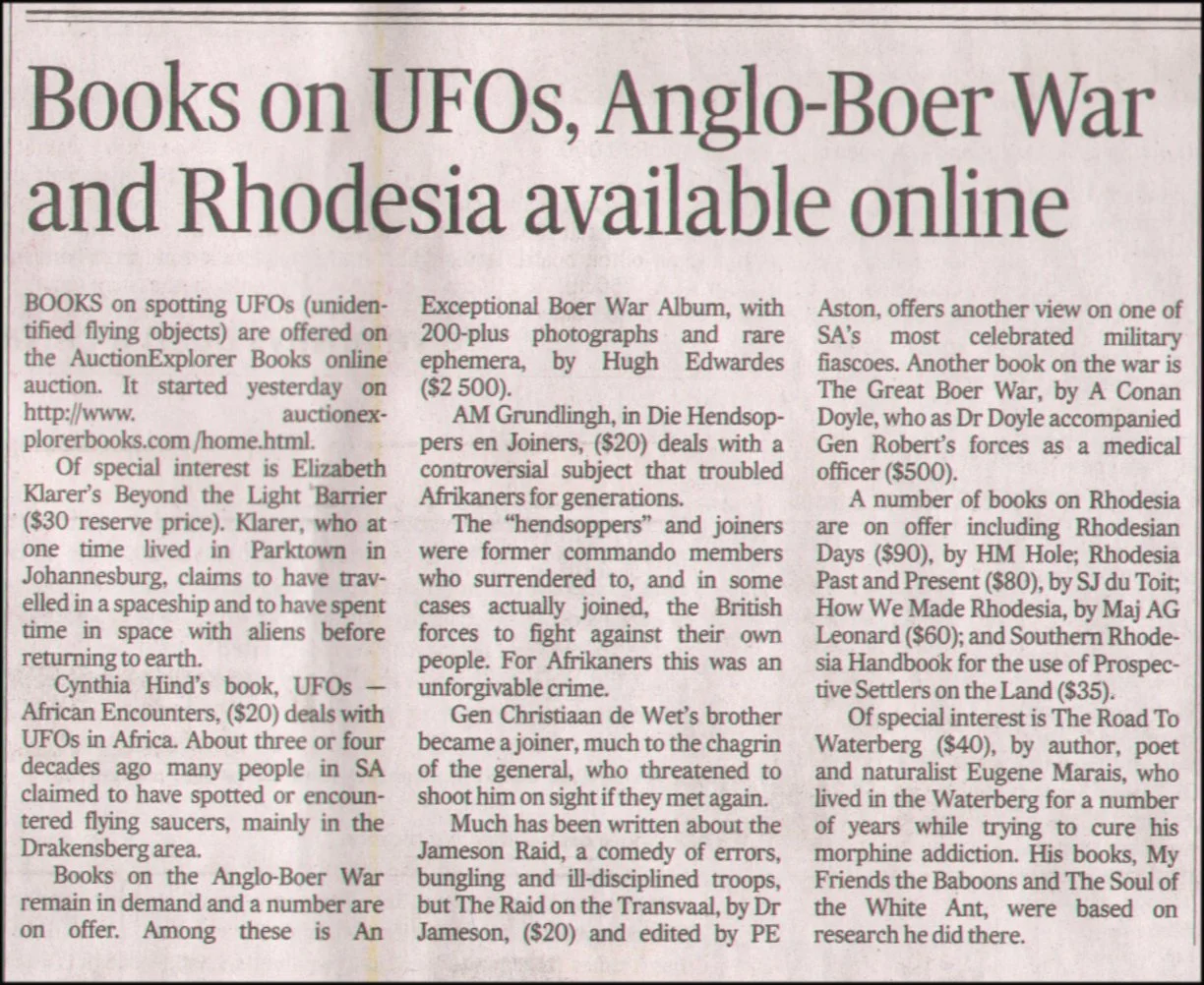 James Findlay appearing in Business Day 6 March 2009