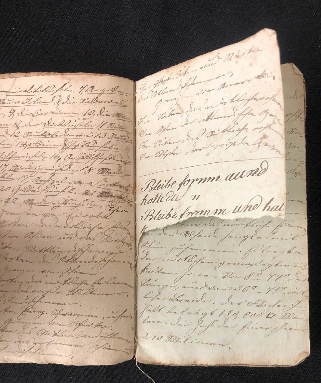 Manuscript student’s geographical compendium written in German. c.1800.10.jpg