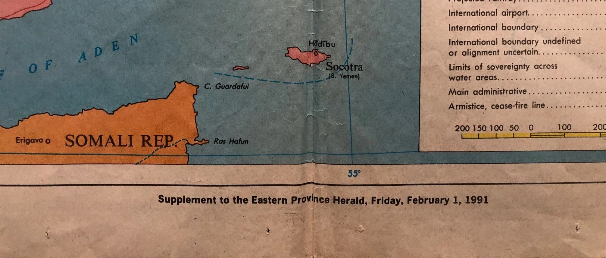 Map of The 1991 Gulf War