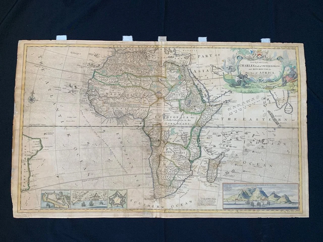 Herman Moll Map of Africa (1720)
