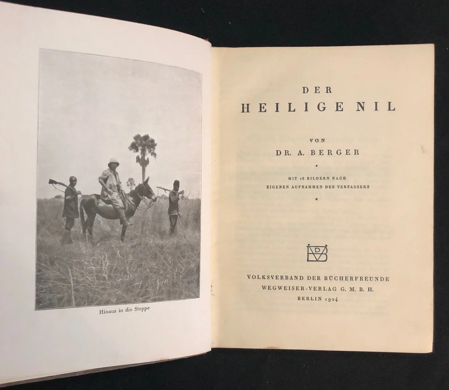 Der heilige Nil ("The Holy Nile") by Dr. Arthur Berger (1924)
