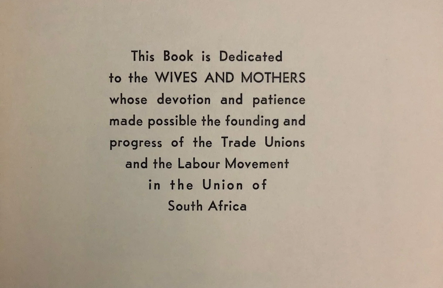 2000 Casualties: A History of the Trade Unions in South Africa, co-authored by Ivan L. Walker and Ben Weinbren (1961)