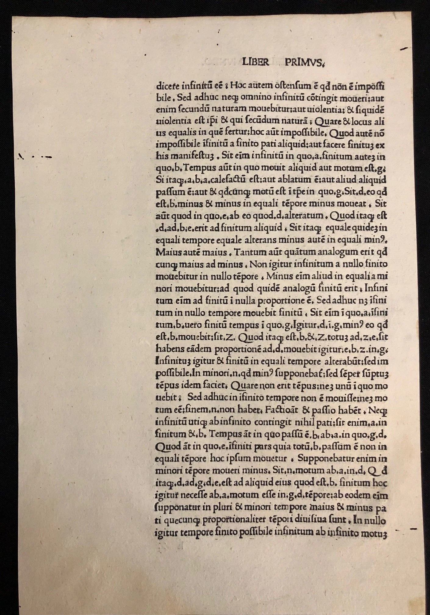 A page from Aristotle’s De Caelo et Mundo c.1500