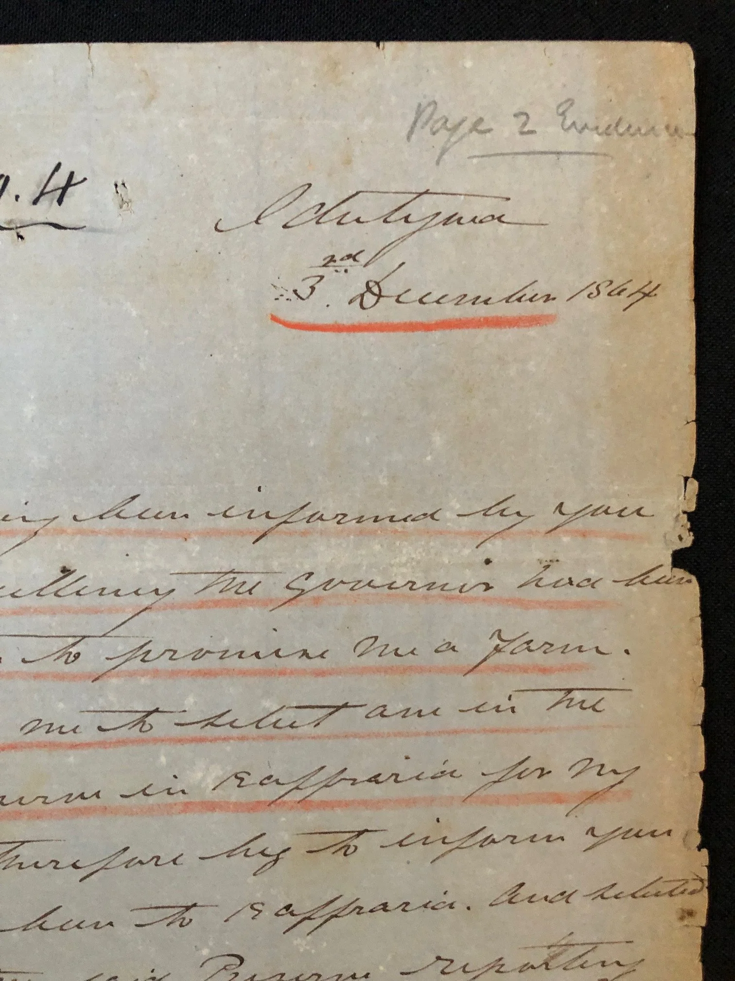 Land grant: Idutywa (Transkei region, Eastern Cape) 1864