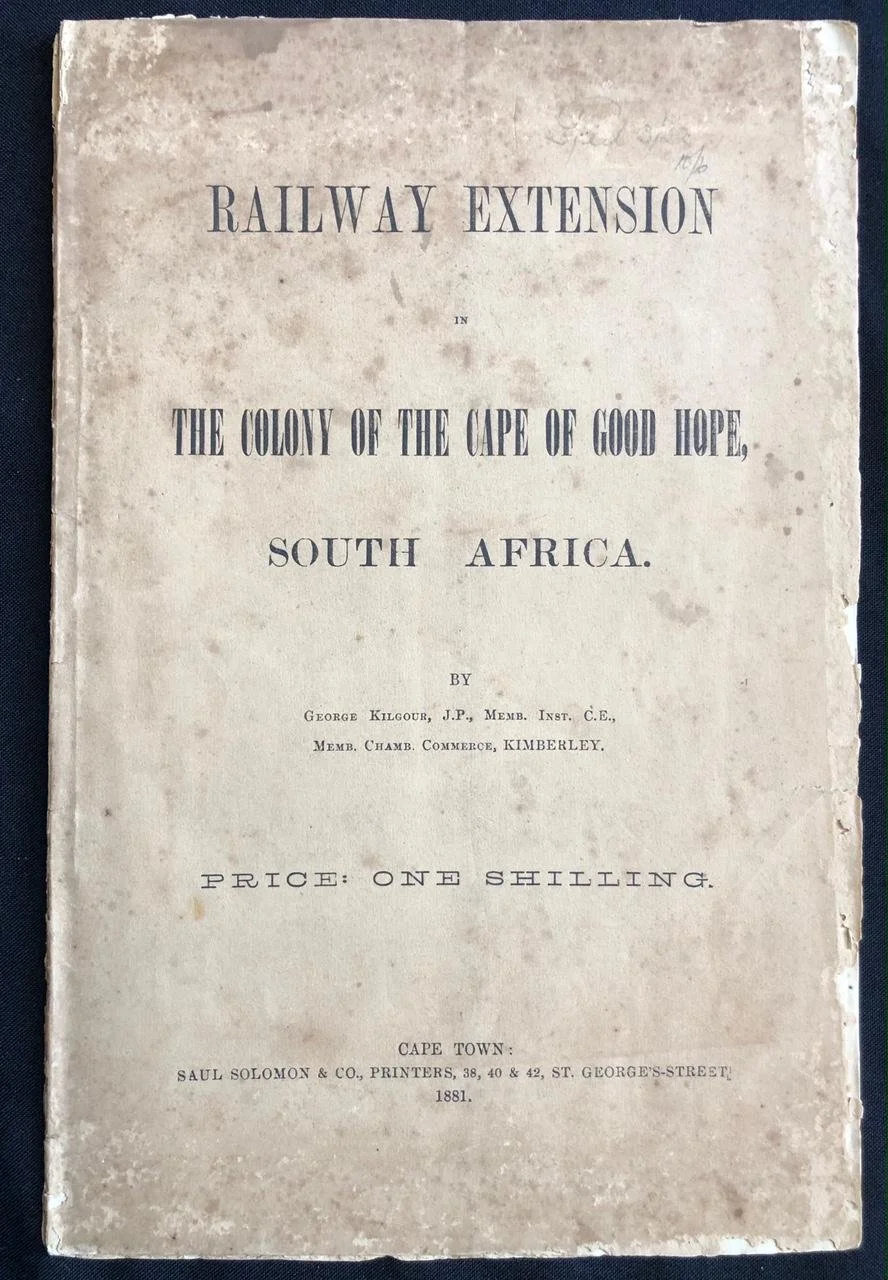 Railway Line to Kimberley via Beaufort West (1881)
