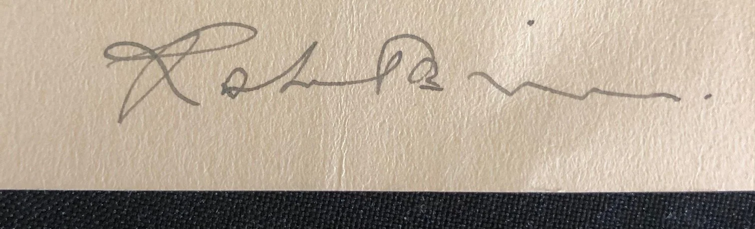 Manuscript card by acclaimed Irish novelist and playwright  Kate O'Brien (1932)