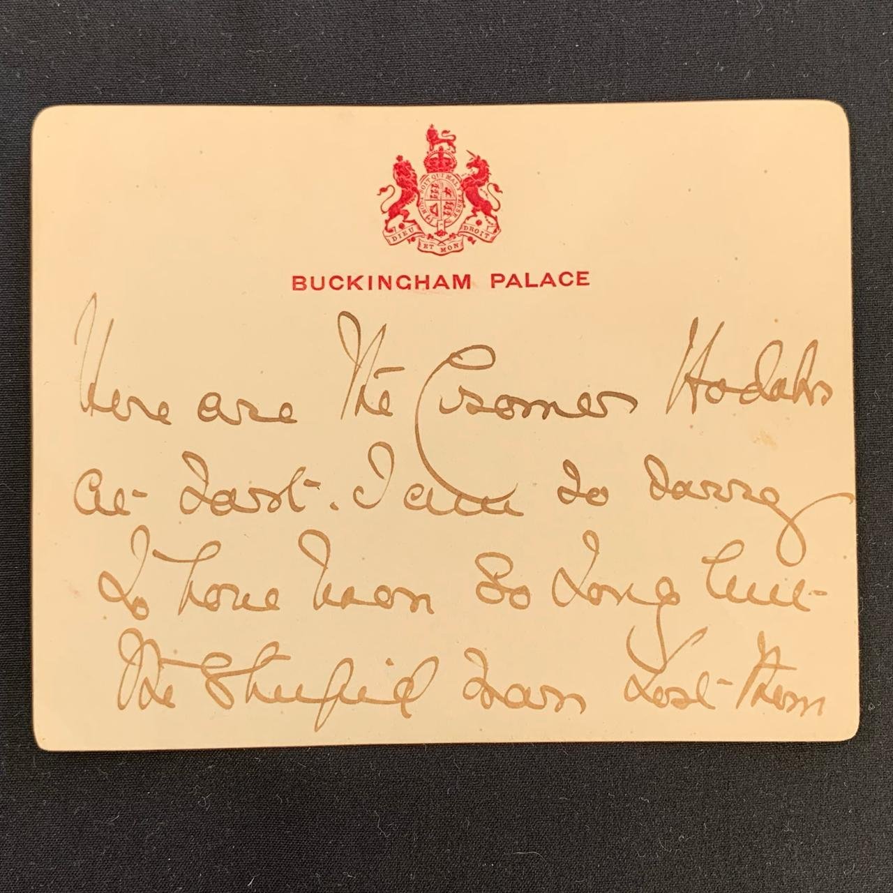 Autograph: Princess Victoria R1,000