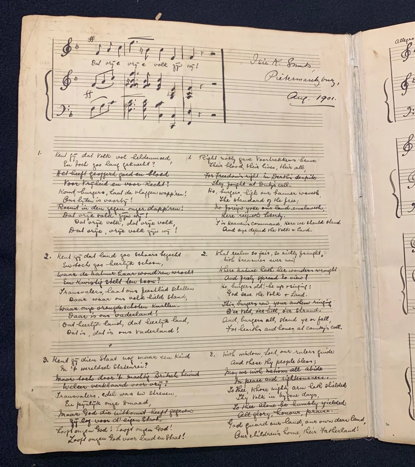 Isie Smuts’ Music Book (1901)