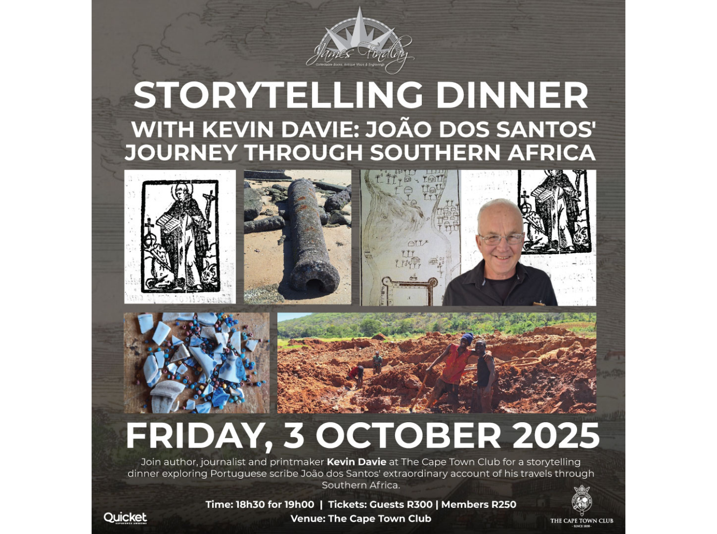 Storytelling Dinner with Kevin Davie: João dos Santos' Journey Through Southern Africa