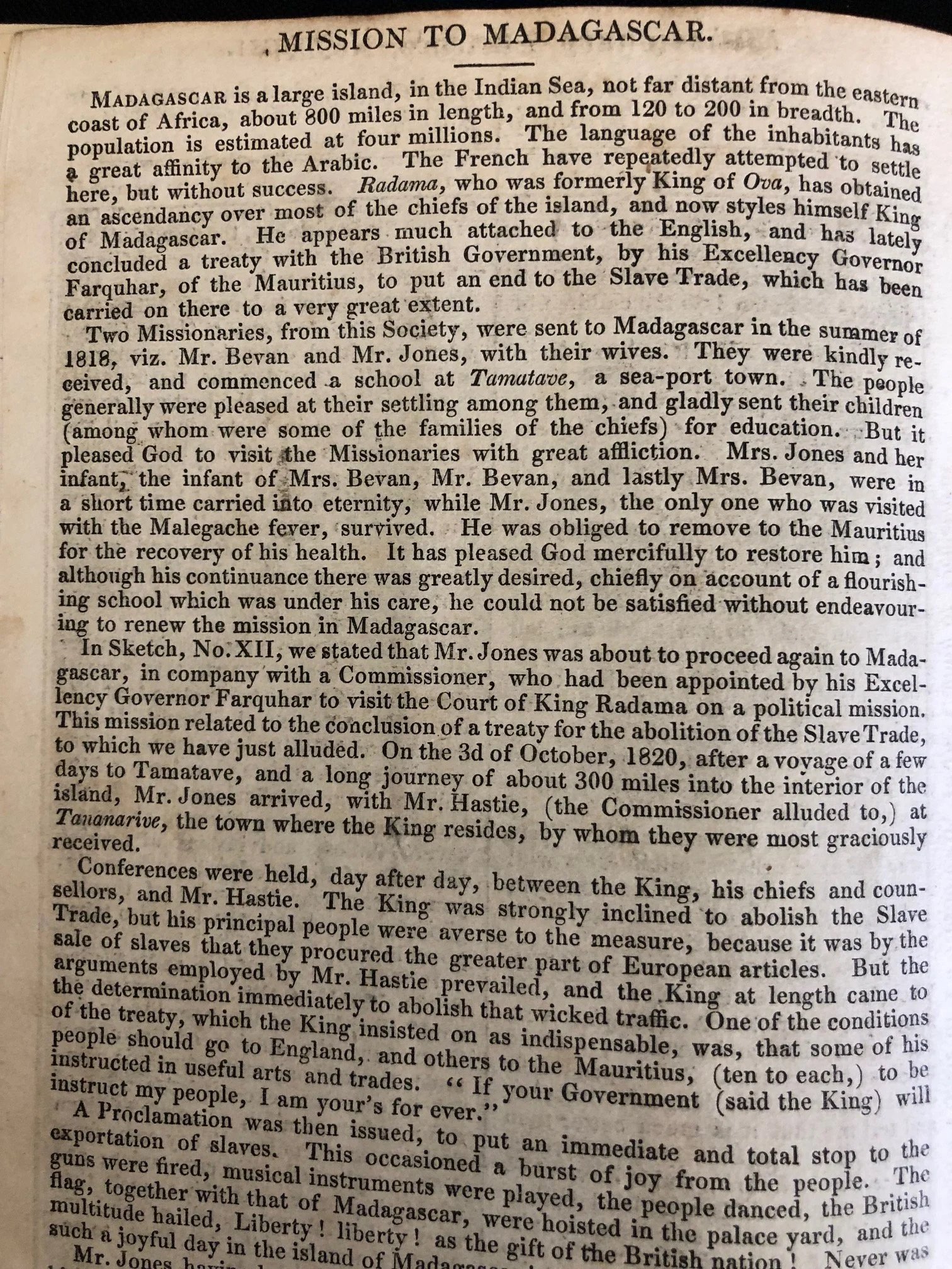 Several individual Issues of Missionary Sketches (1819 - 1828)