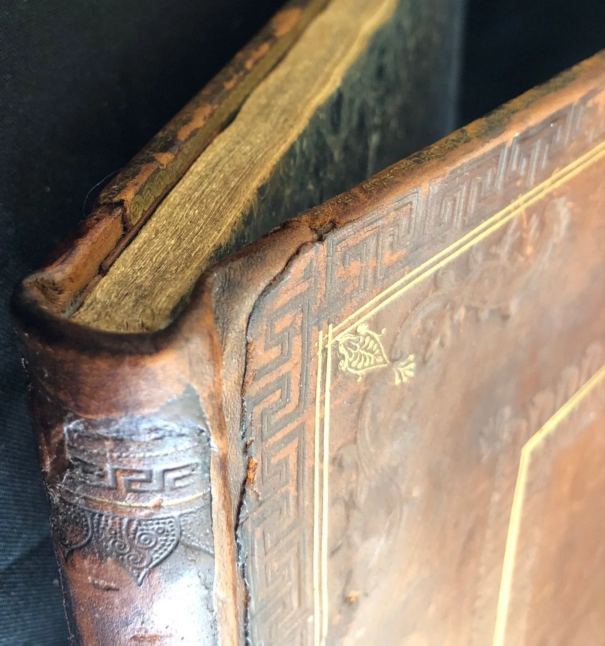 Original 18th century binding; restored