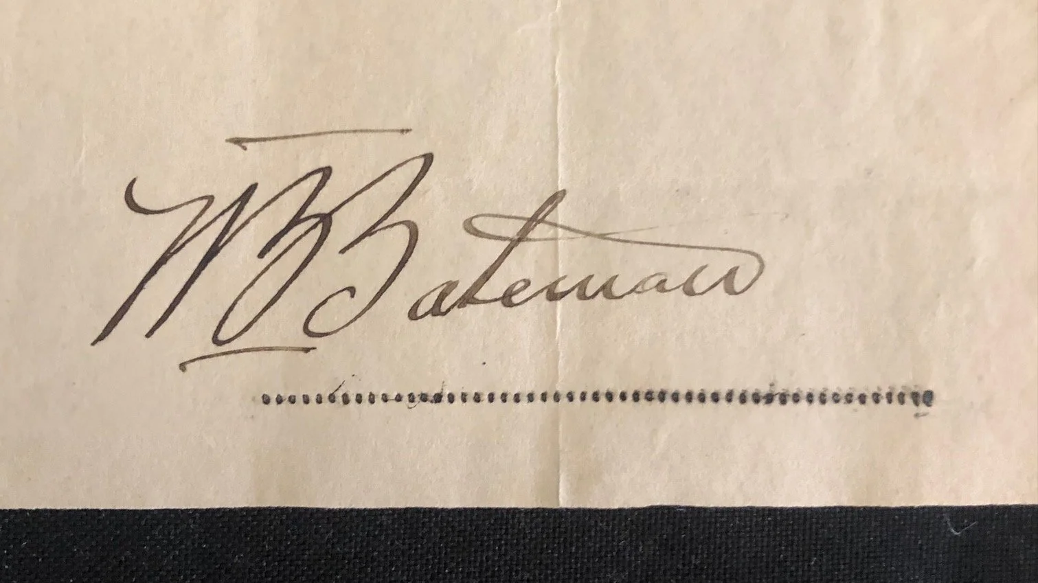 Promissory Note made out to Emil Tamsen, the "Father of Transvaal Philately" (1895)