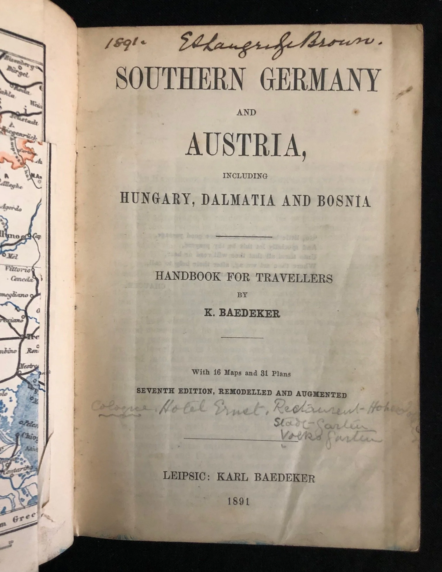A Trio of Baedeker Guides