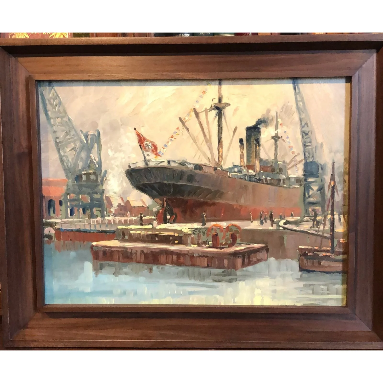 A German Cargo Vessel in Durban Dry Dock c.1939 R30,000