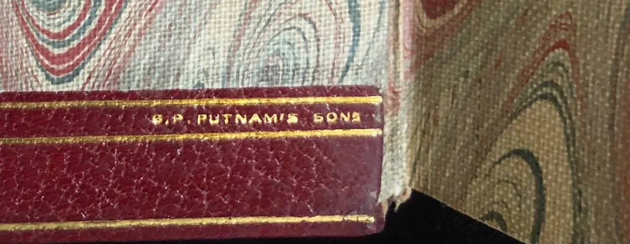 Fine bindings of Two Oliver Goldsmith books (c.1920)