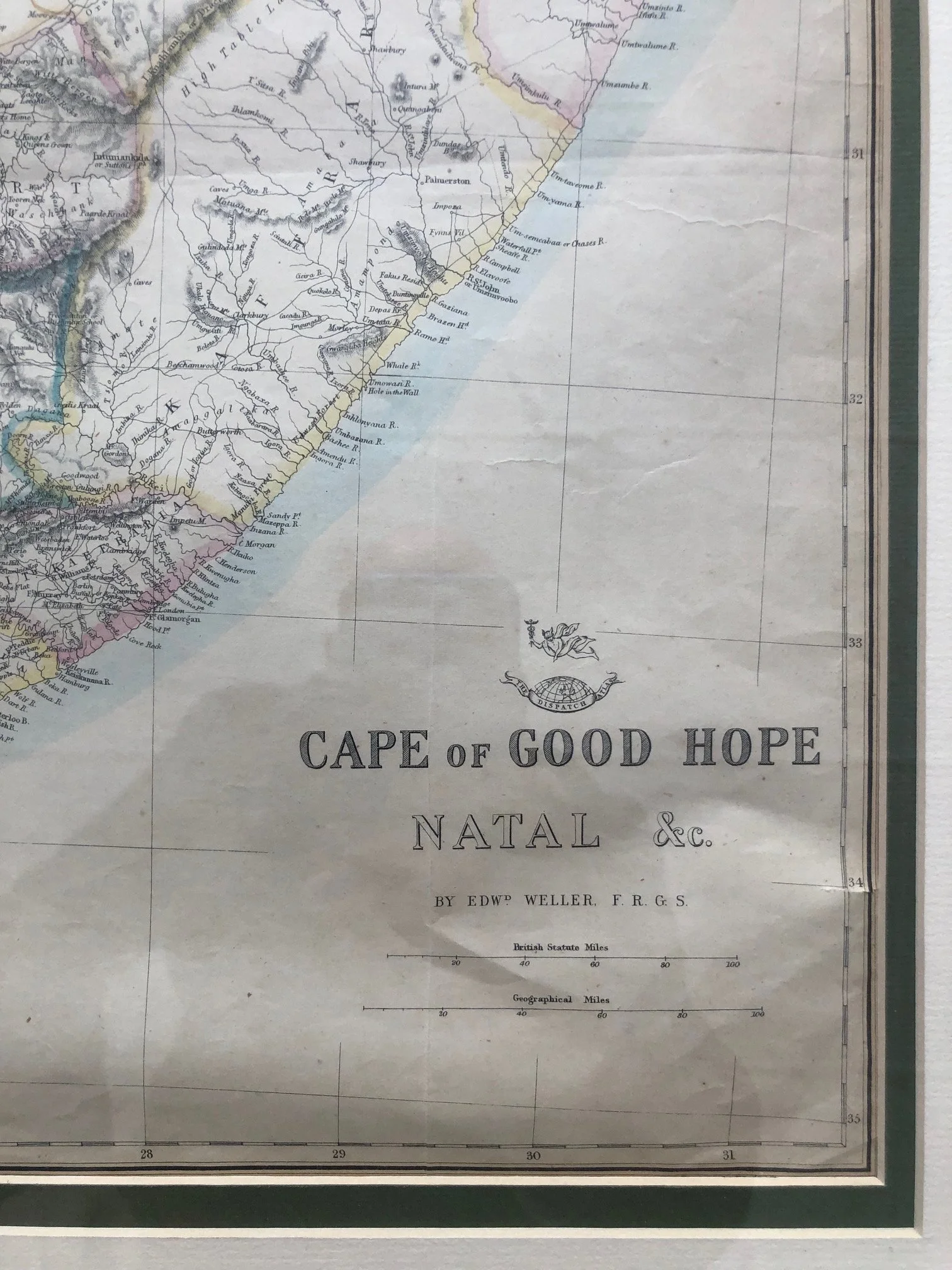 "Cape of Good Hope, Natal &c." by Edward Weller (1863)