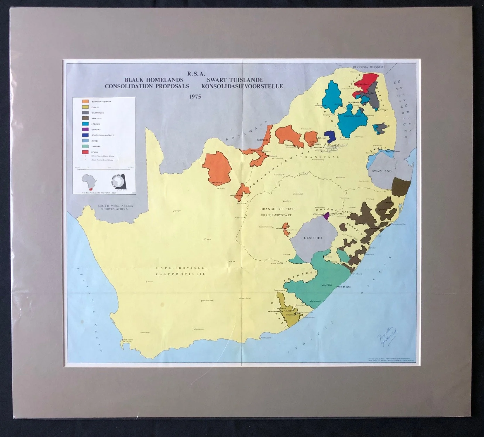 “R.S.A. Black Homelands Consolidation Proposals” (1975)