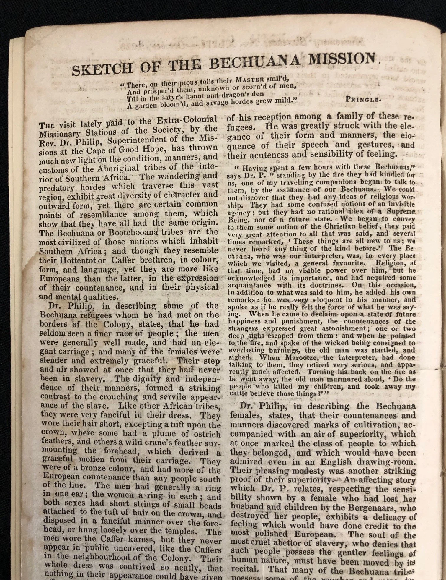 Several individual Issues of Missionary Sketches (1819 - 1828)