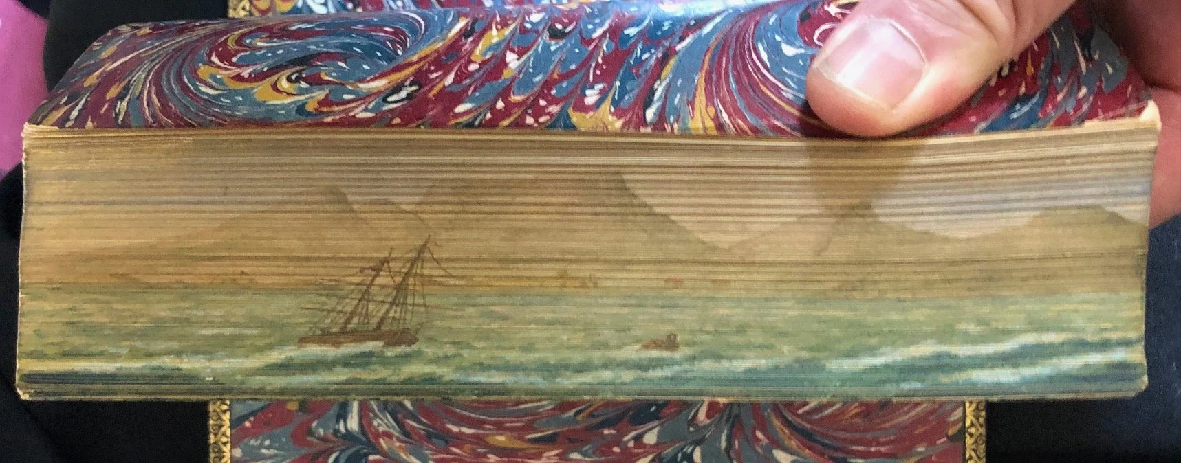 The Poetical Works of Thomas Hood 1871 (Table Bay Fore-edge Painting)