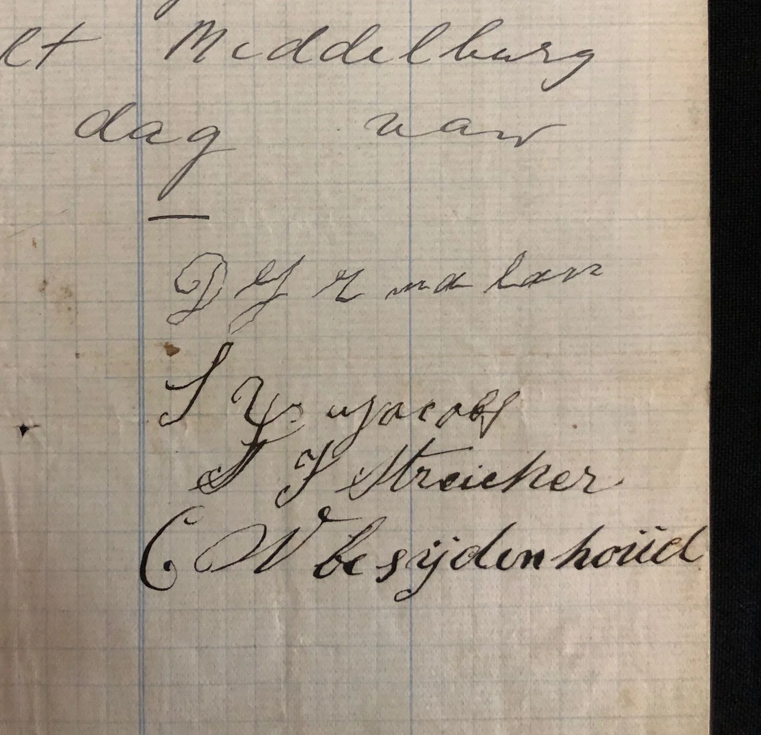 Document regarding the dividing of the farm Klipfontein in the district of Heidelberg. 1888