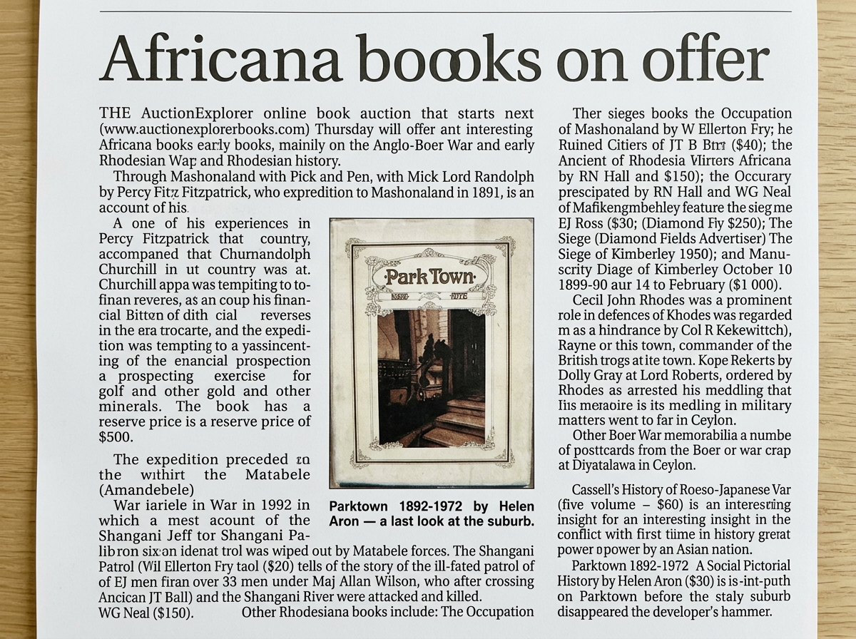 James Findlay appearing in Business Day 21 November 2008