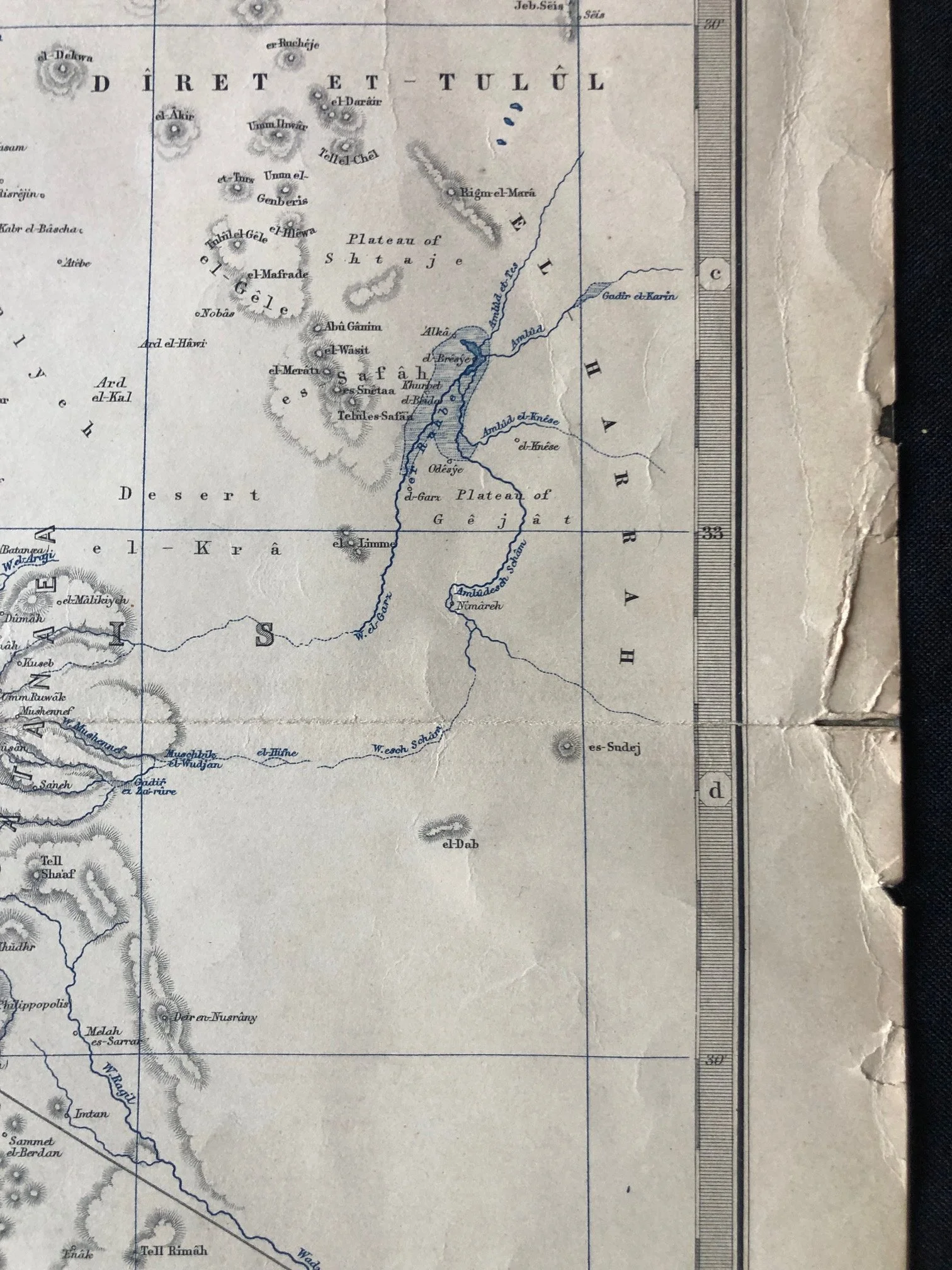 "Palestine or the Holy Land" by Scottish cartographer Alexander Keith Johnston (c.1871)