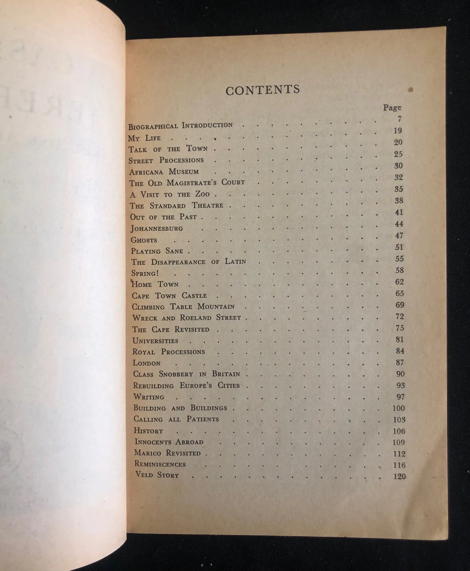 First Edition of Herman Charles Bosman’s A Cask of Jerepigo (1957)