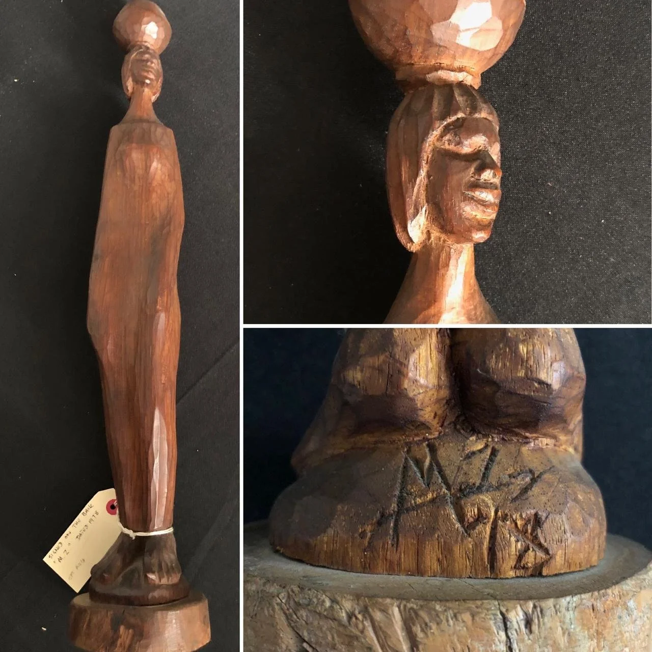 Michael Zondi carved sculpture (1978) R5,000