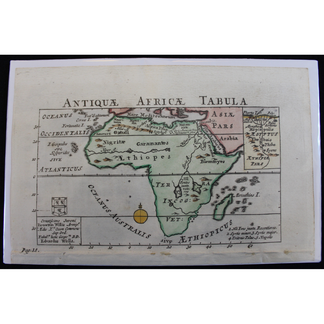 Ancient Map of Africa 1704 R2,000