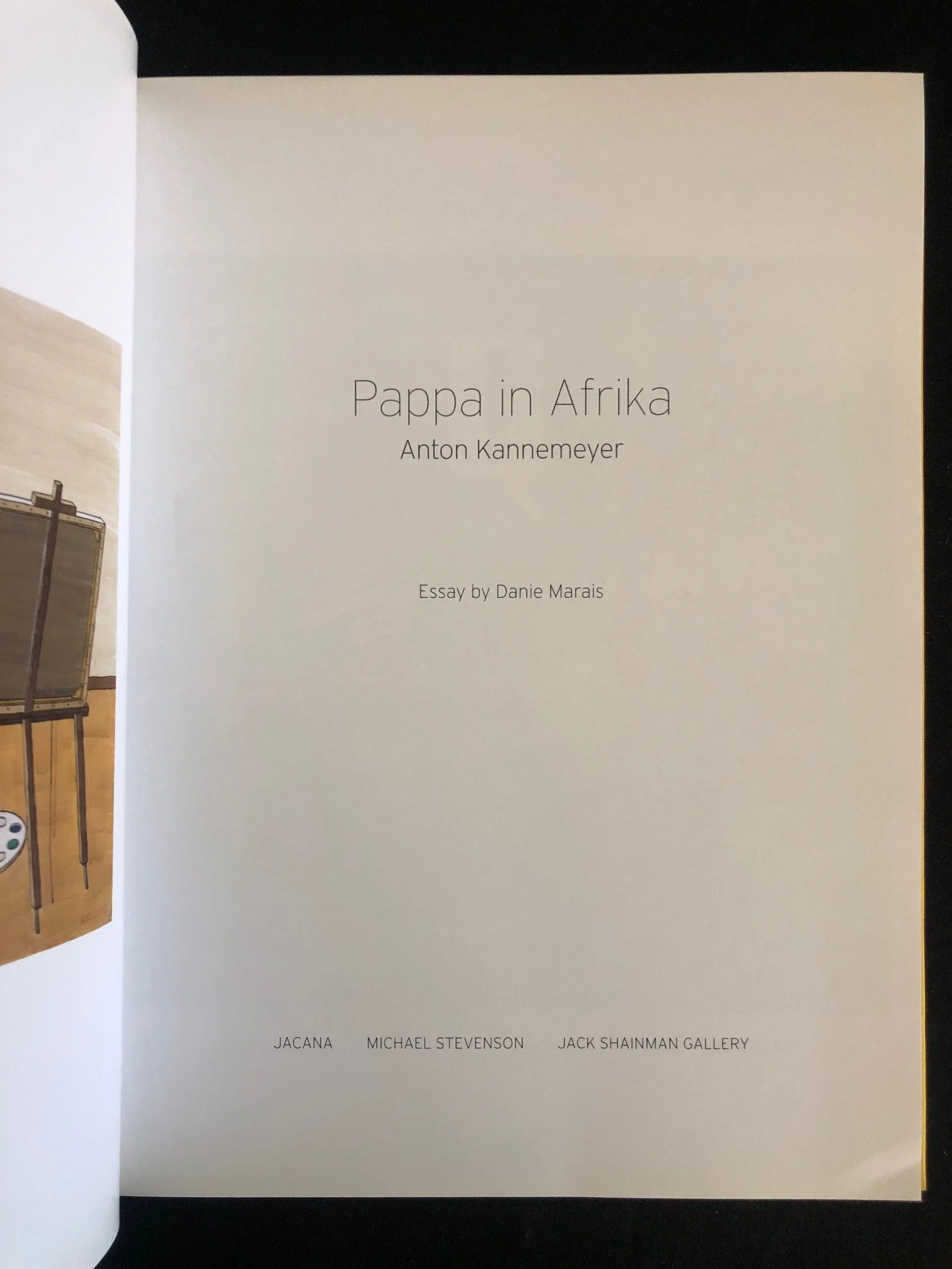 Pappa in Afrika by Anton Kannemeyer (first edition) 2010.