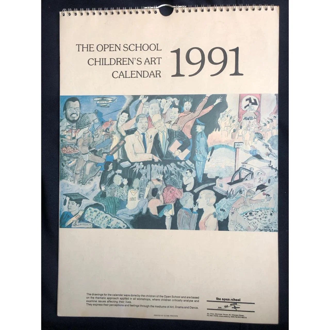 The Open School Children's Art Calendar (1991) R1,250
