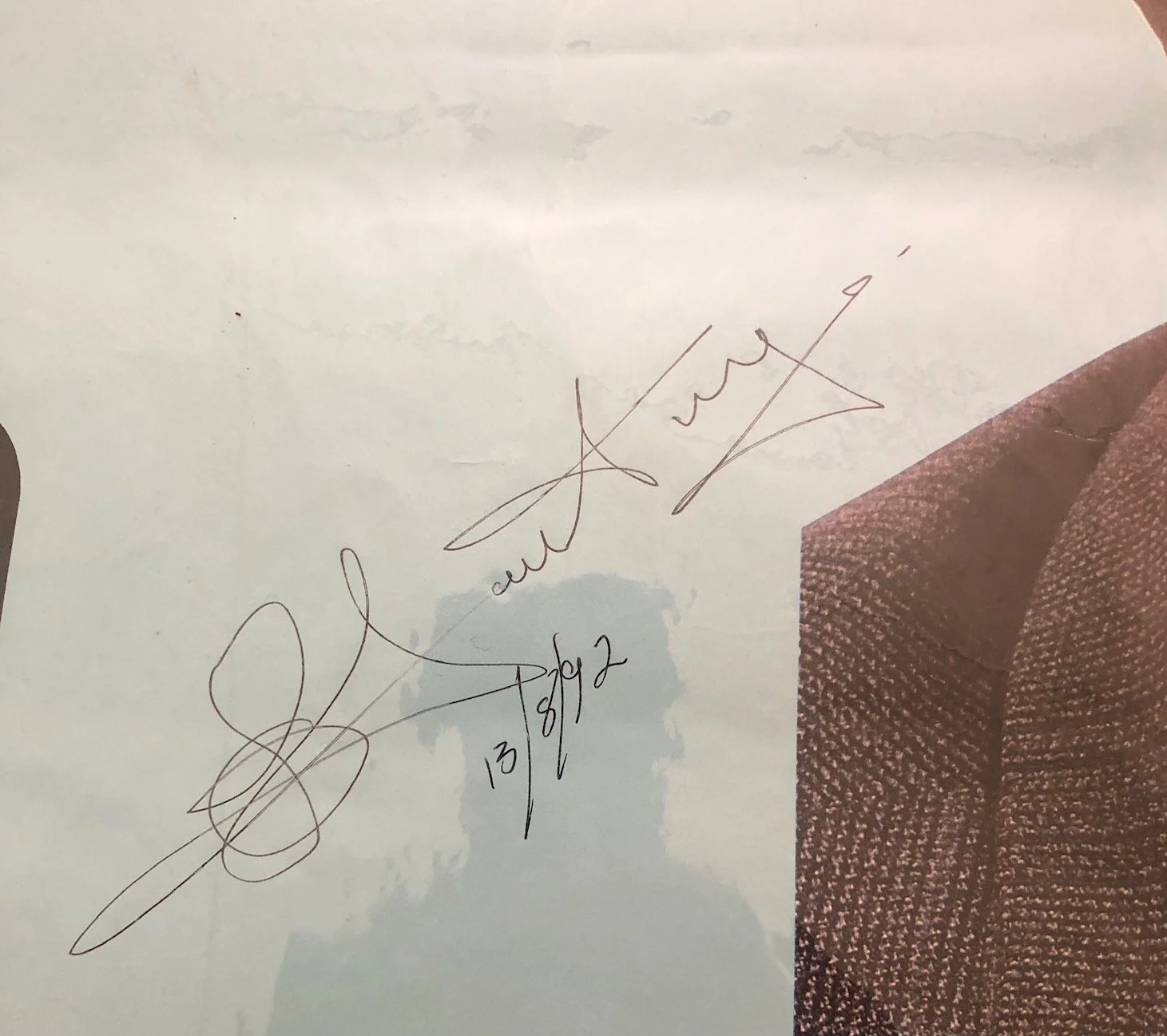 OSCAR HARTUNG signature (1992)