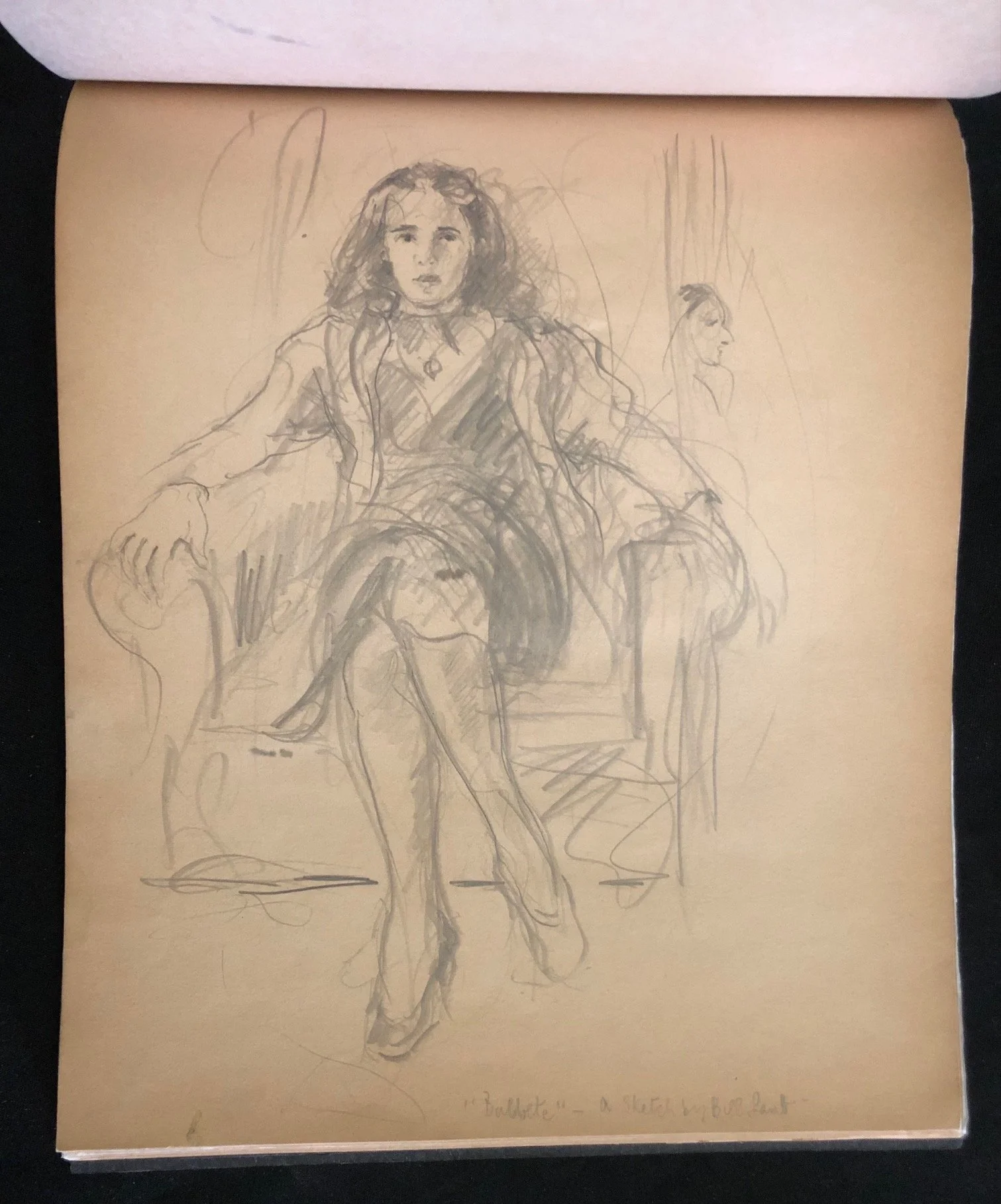 Sketchbook by the South African Impressionist artist Peter Percival William Lamb (1943)