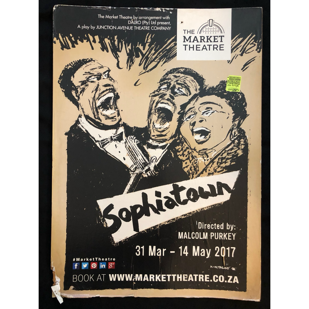Theatre Poster: Sophiatown (Revival) William Kentridge (2017) R3,000
